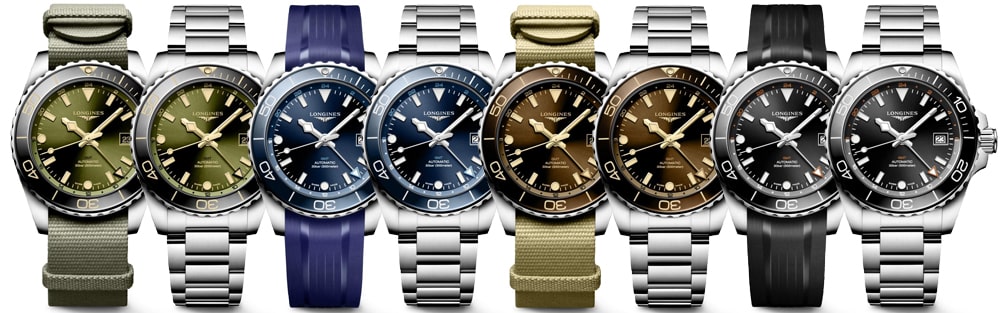 kolekce hodinek Longines Hydroconquest GMT